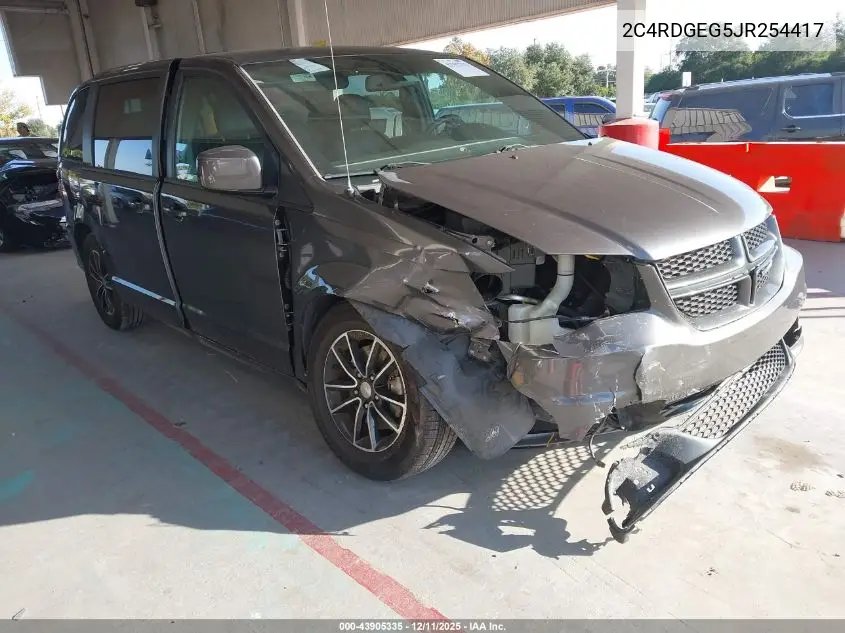 2C4RDGEG5JR254417 2018 Dodge Grand Caravan Gt