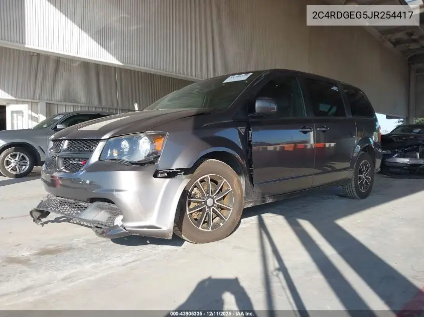 2C4RDGEG5JR254417 2018 Dodge Grand Caravan Gt