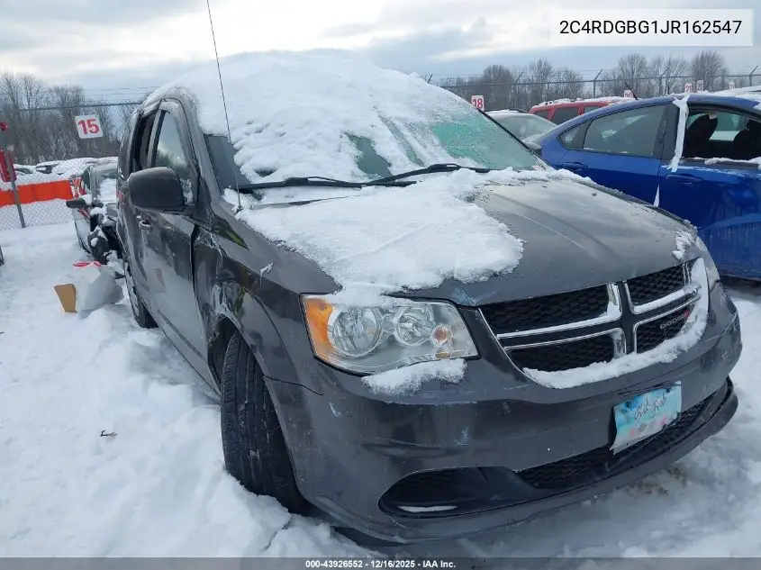 2C4RDGBG1JR162547 2018 Dodge Grand Caravan Se