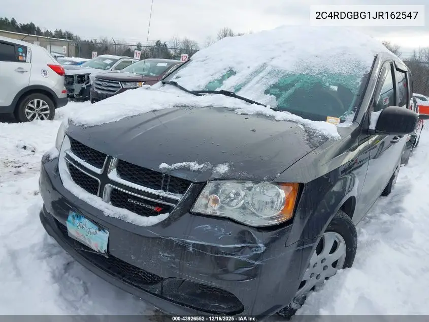 2C4RDGBG1JR162547 2018 Dodge Grand Caravan Se
