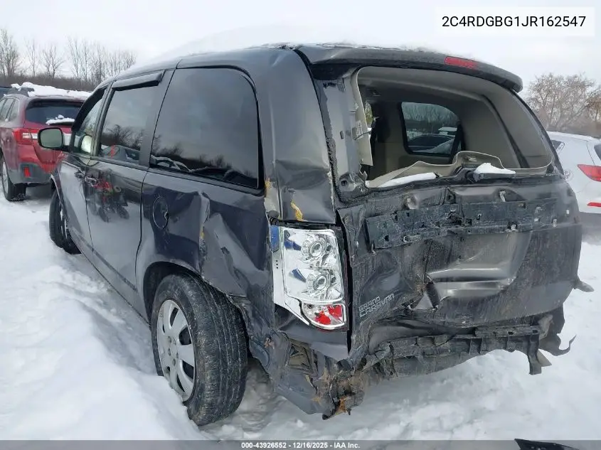 2C4RDGBG1JR162547 2018 Dodge Grand Caravan Se