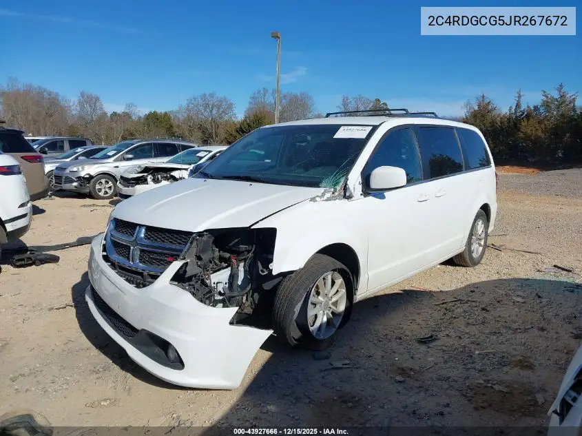 2C4RDGCG5JR267672 2018 Dodge Grand Caravan Sxt