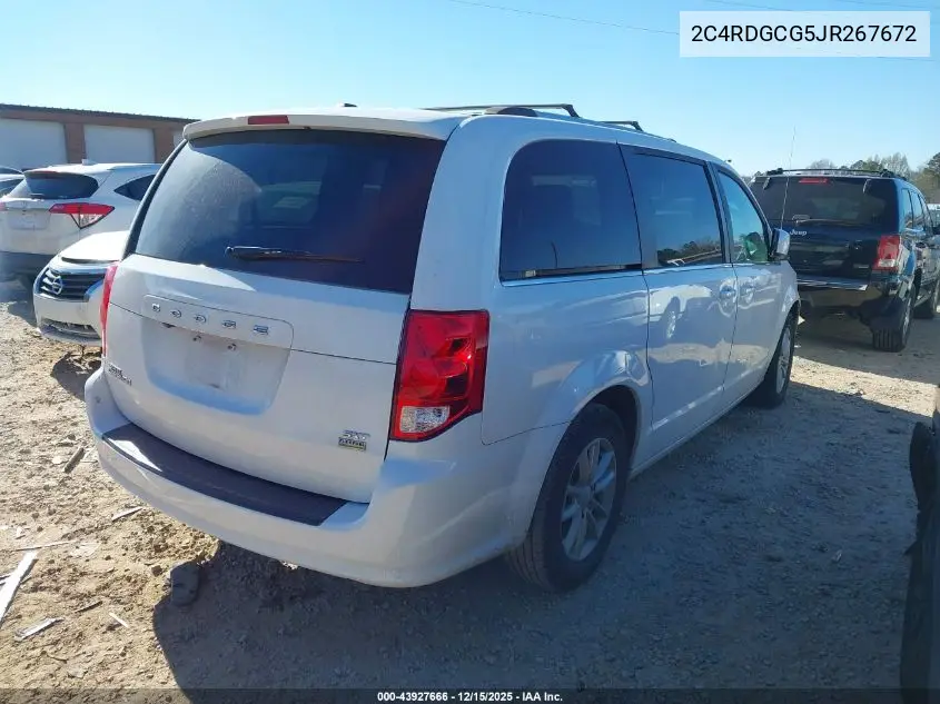 2C4RDGCG5JR267672 2018 Dodge Grand Caravan Sxt