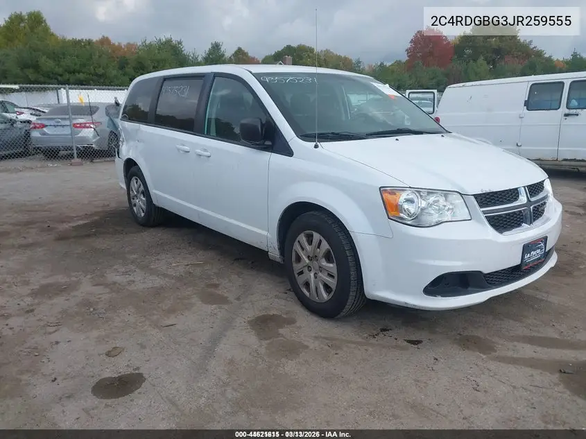 2C4RDGBG3JR259555 2018 Dodge Grand Caravan Se