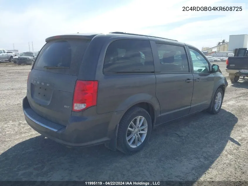 2C4RDGBG4KR608725 2019 Dodge Grand Caravan Se