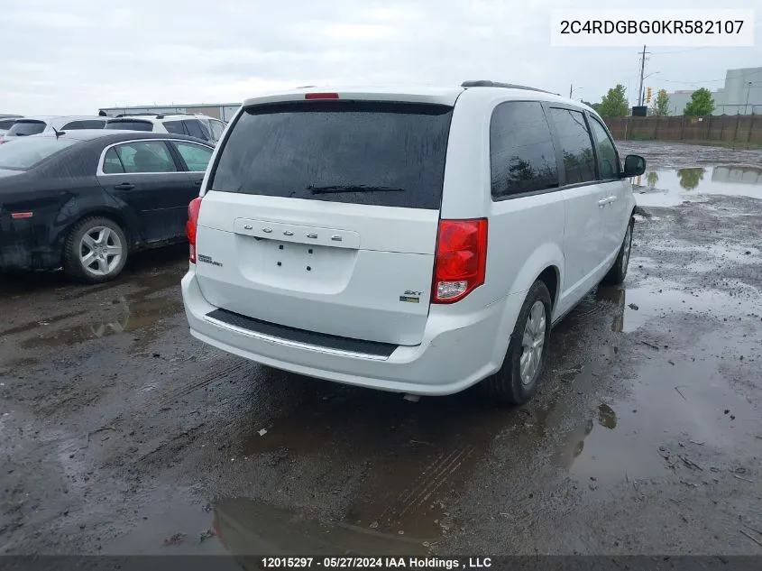 2C4RDGBG0KR582107 2019 Dodge Grand Caravan Se