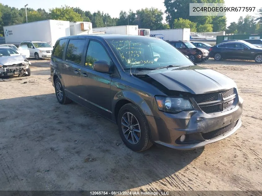 2C4RDGEG9KR677597 2019 Dodge Grand Caravan Gt