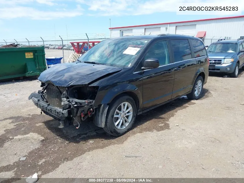 2C4RDGCG2KR545283 2019 Dodge Grand Caravan Sxt