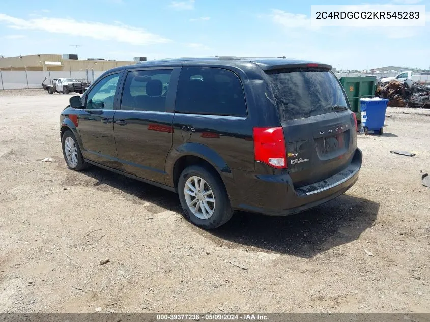 2C4RDGCG2KR545283 2019 Dodge Grand Caravan Sxt