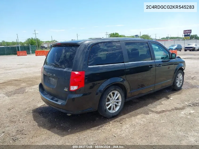 2C4RDGCG2KR545283 2019 Dodge Grand Caravan Sxt