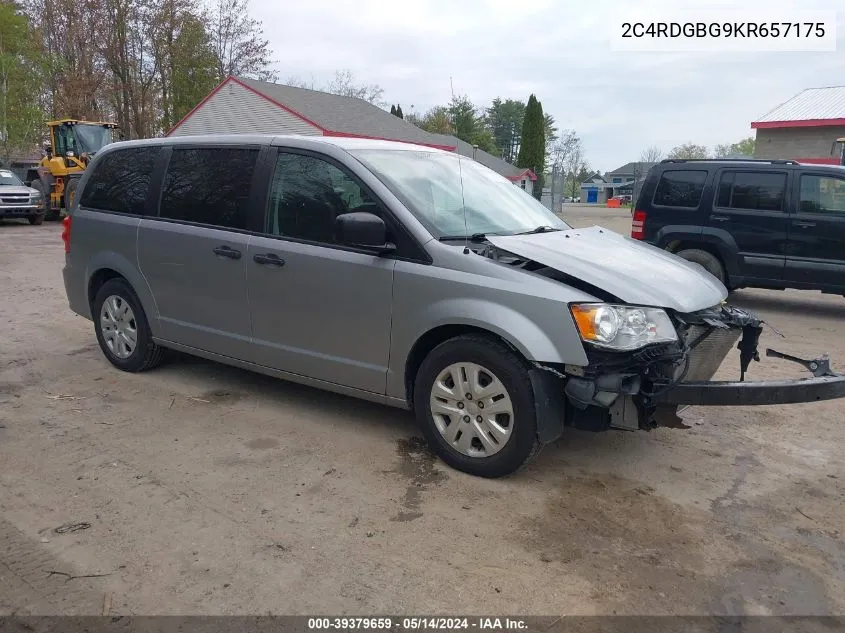 2C4RDGBG9KR657175 2019 Dodge Grand Caravan Se