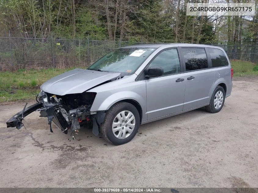 2C4RDGBG9KR657175 2019 Dodge Grand Caravan Se