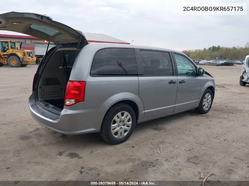 2C4RDGBG9KR657175 2019 Dodge Grand Caravan Se