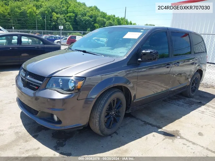 2C4RDGEGXKR707030 2019 Dodge Grand Caravan Gt