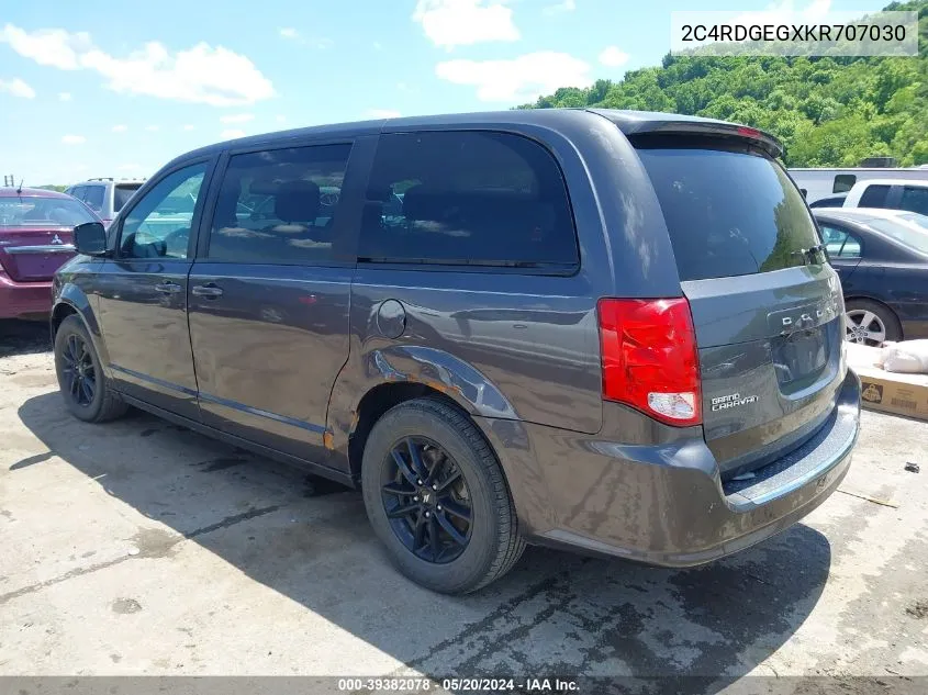 2C4RDGEGXKR707030 2019 Dodge Grand Caravan Gt