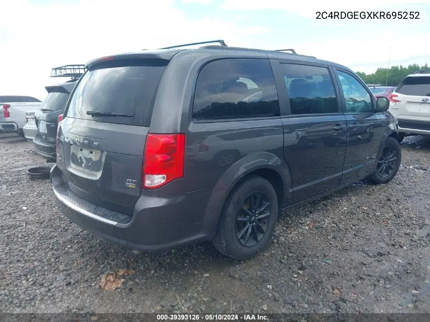 2C4RDGEGXKR695252 2019 Dodge Grand Caravan Gt