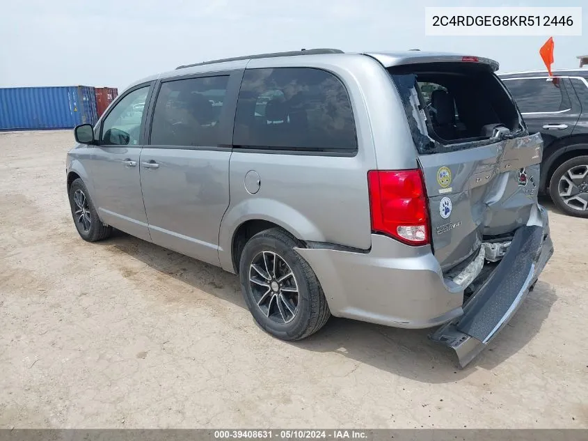 2C4RDGEG8KR512446 2019 Dodge Grand Caravan Gt