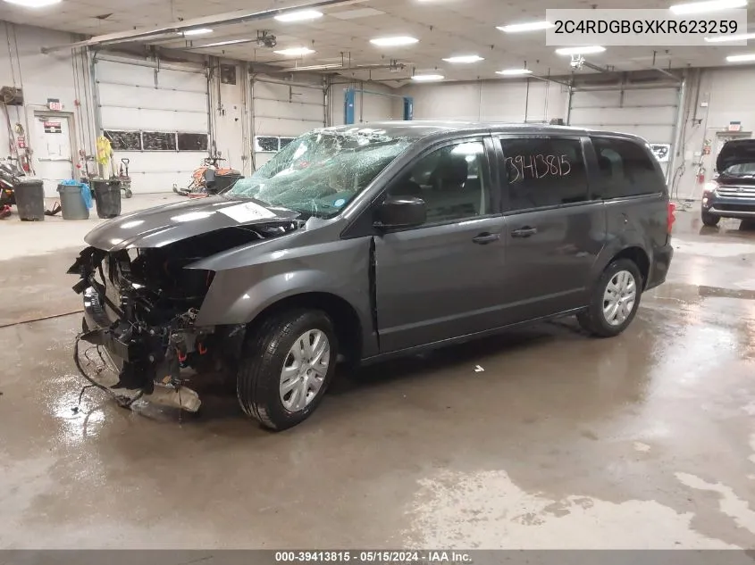 2C4RDGBGXKR623259 2019 Dodge Grand Caravan Se