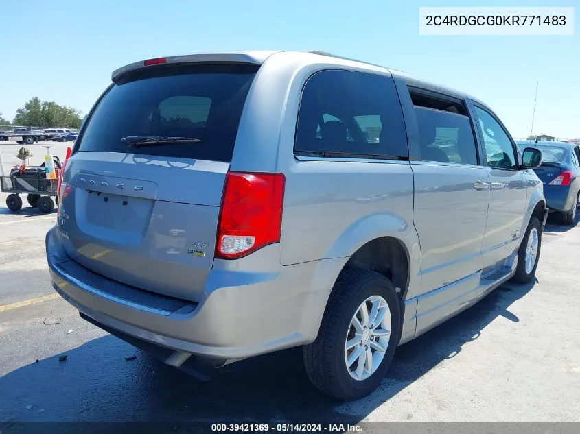 2C4RDGCG0KR771483 2019 Dodge Grand Caravan Sxt