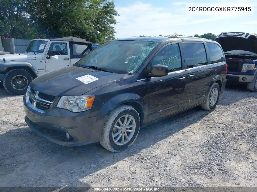 2C4RDGCGXKR775945 2019 Dodge Grand Caravan Sxt