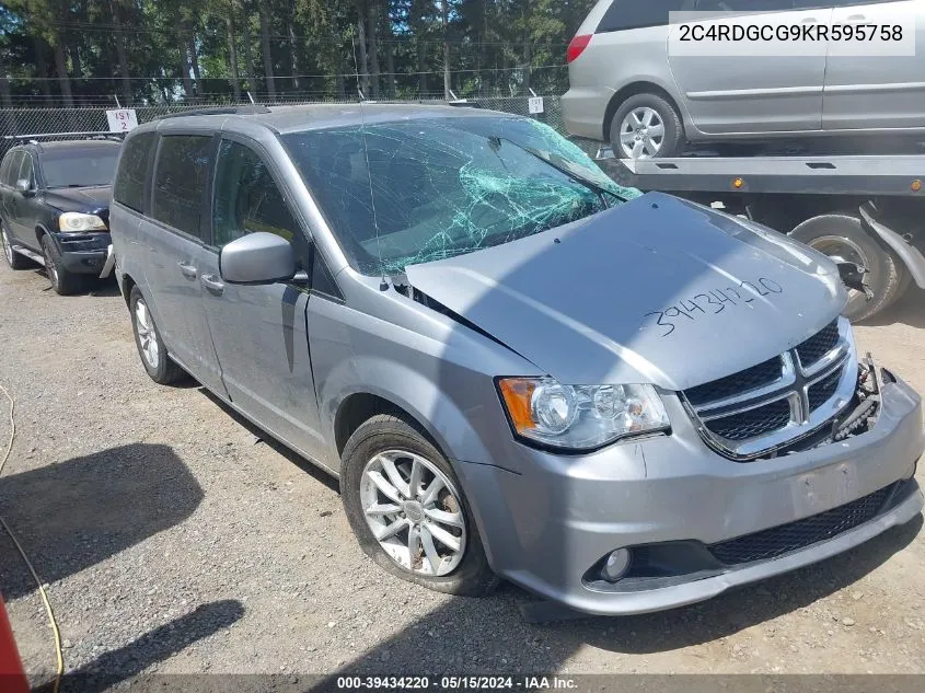 2C4RDGCG9KR595758 2019 Dodge Grand Caravan Sxt