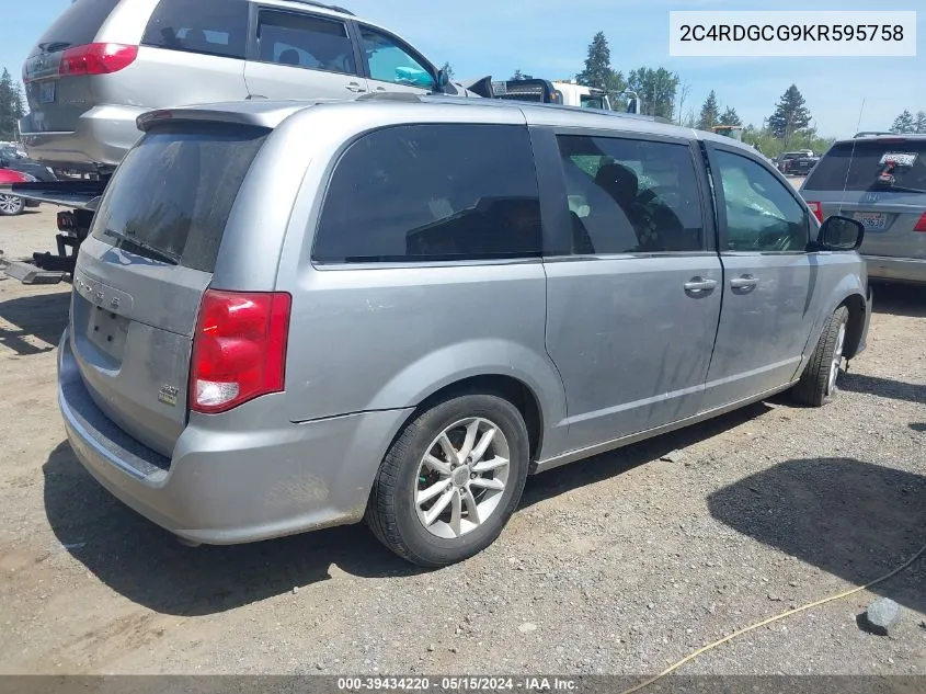 2C4RDGCG9KR595758 2019 Dodge Grand Caravan Sxt