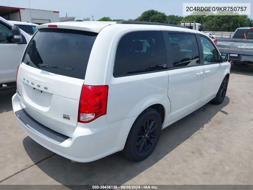 2C4RDGEG9KR750757 2019 Dodge Grand Caravan Gt