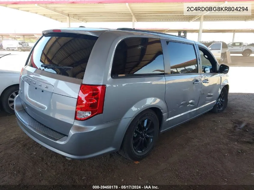 2C4RDGBG8KR804294 2019 Dodge Grand Caravan Se 35Th Anniversary Edition