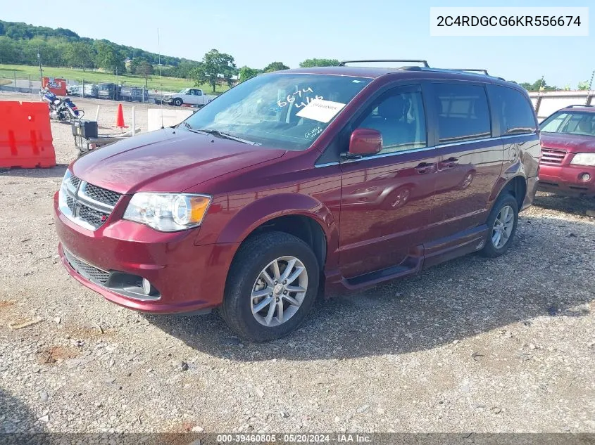 2C4RDGCG6KR556674 2019 Dodge Grand Caravan Sxt