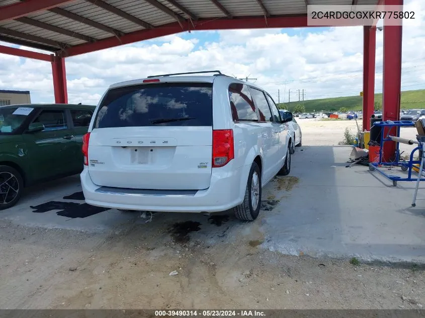 2C4RDGCGXKR775802 2019 Dodge Grand Caravan Sxt