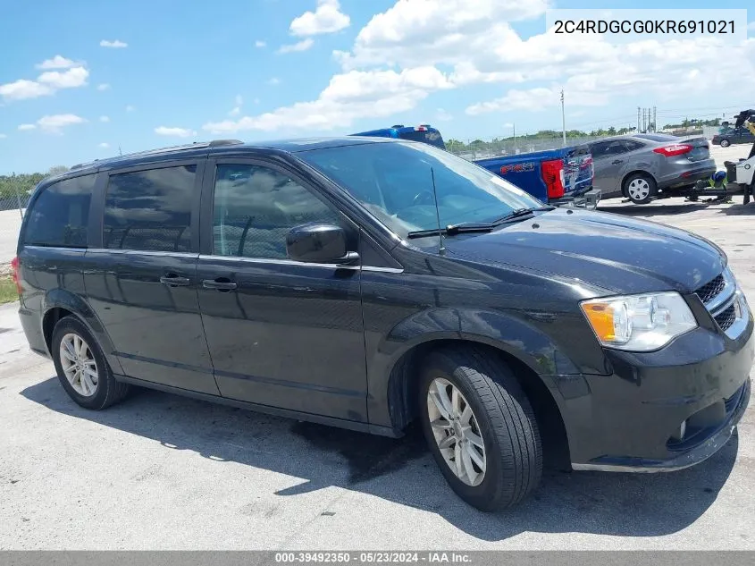 2C4RDGCG0KR691021 2019 Dodge Grand Caravan Sxt