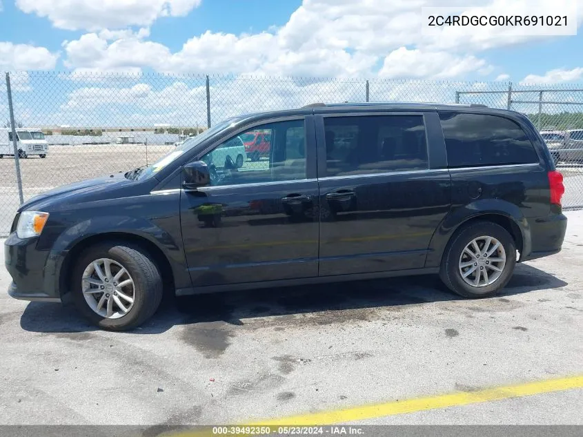 2C4RDGCG0KR691021 2019 Dodge Grand Caravan Sxt