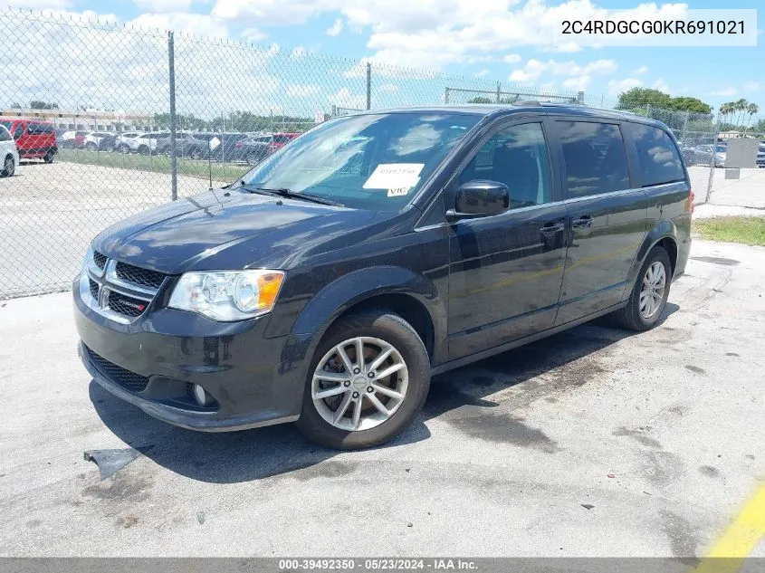 2C4RDGCG0KR691021 2019 Dodge Grand Caravan Sxt