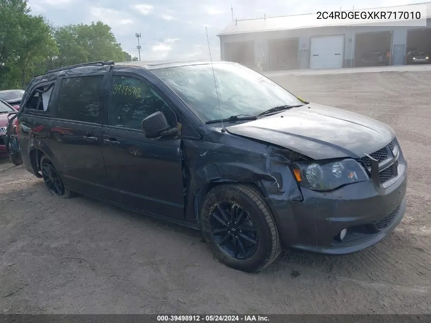 2C4RDGEGXKR717010 2019 Dodge Grand Caravan Gt