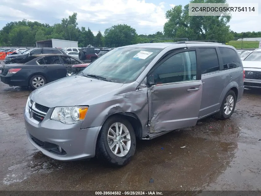 2C4RDGCG5KR754114 2019 Dodge Grand Caravan Sxt