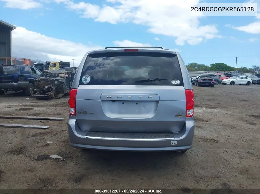 2C4RDGCG2KR565128 2019 Dodge Grand Caravan Sxt