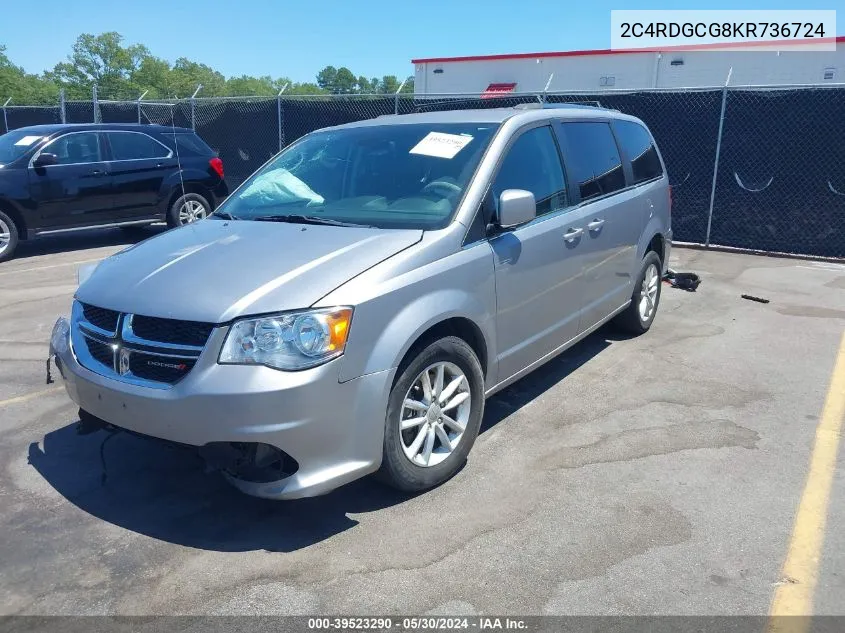 2C4RDGCG8KR736724 2019 Dodge Grand Caravan Sxt