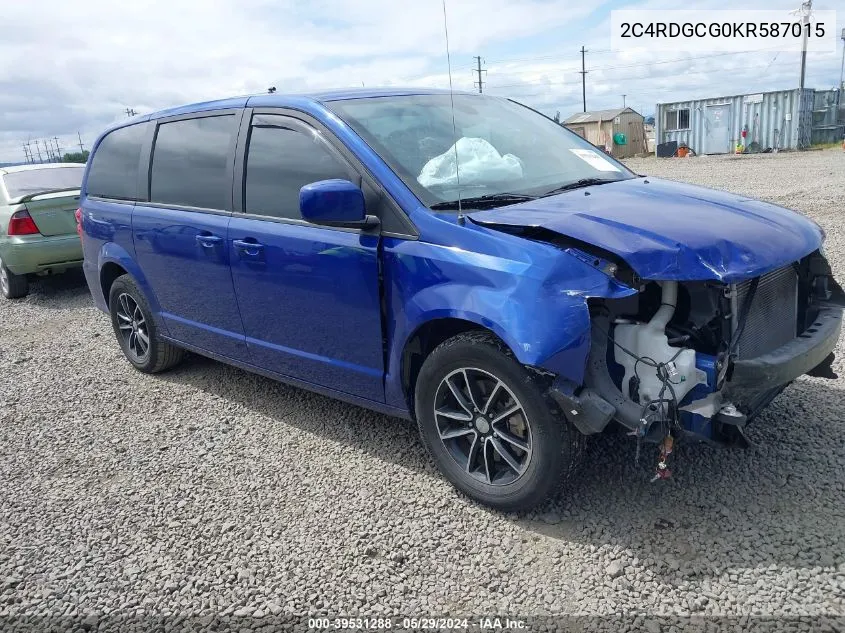 2C4RDGCG0KR587015 2019 Dodge Grand Caravan Sxt