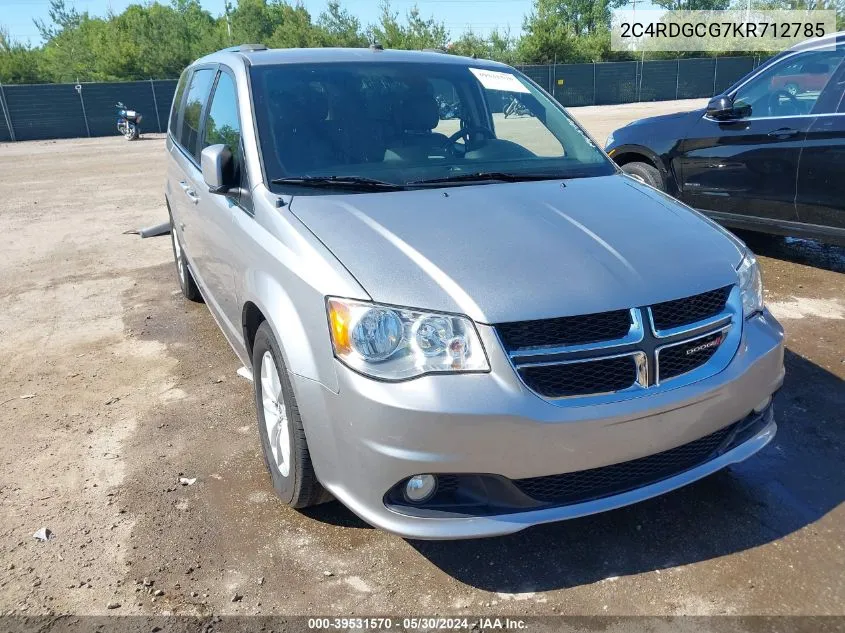 2C4RDGCG7KR712785 2019 Dodge Grand Caravan Sxt