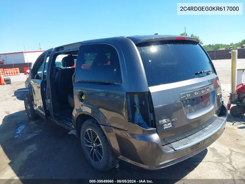 2C4RDGEG0KR617000 2019 Dodge Grand Caravan Gt