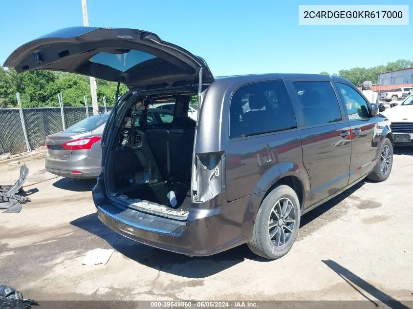 2C4RDGEG0KR617000 2019 Dodge Grand Caravan Gt