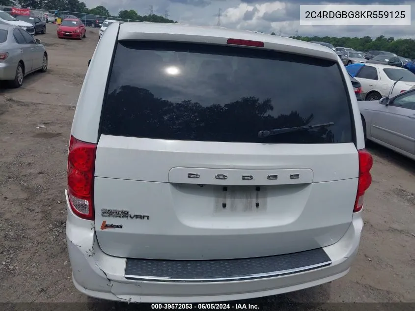 2C4RDGBG8KR559125 2019 Dodge Grand Caravan Se