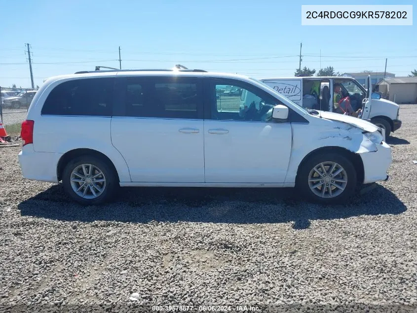 2C4RDGCG9KR578202 2019 Dodge Grand Caravan Sxt