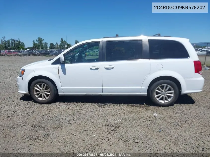 2C4RDGCG9KR578202 2019 Dodge Grand Caravan Sxt