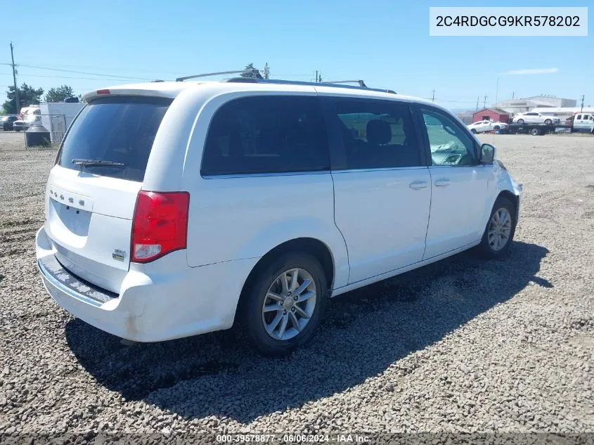 2C4RDGCG9KR578202 2019 Dodge Grand Caravan Sxt