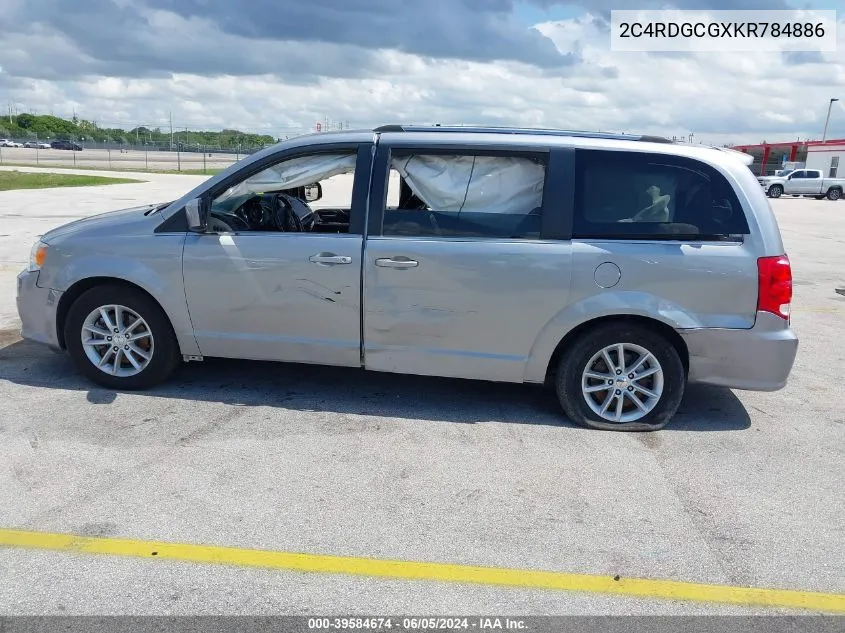 2C4RDGCGXKR784886 2019 Dodge Grand Caravan Sxt