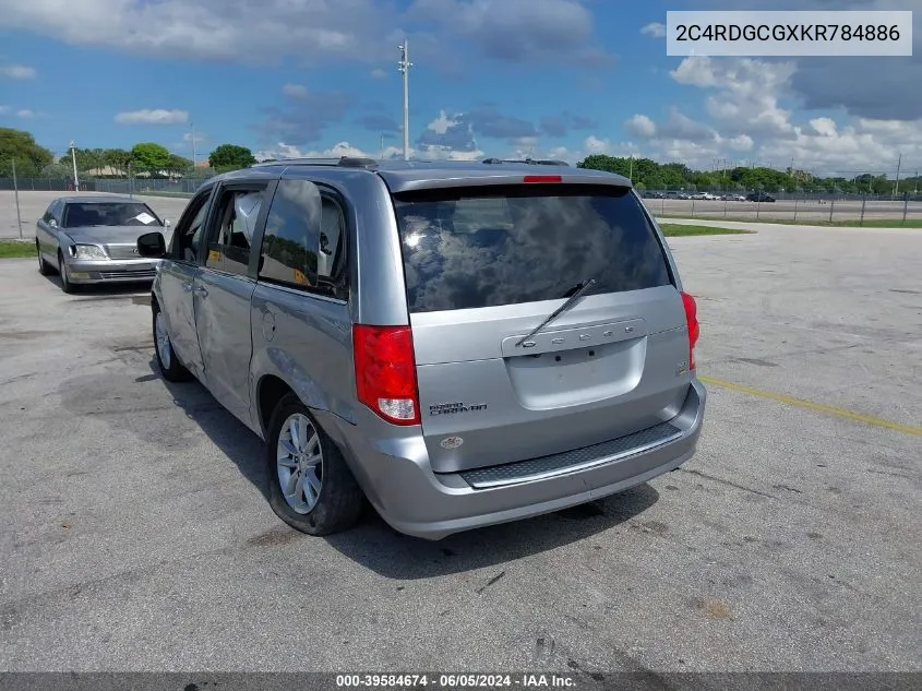 2019 Dodge Grand Caravan Sxt VIN: 2C4RDGCGXKR784886 Lot: 39584674