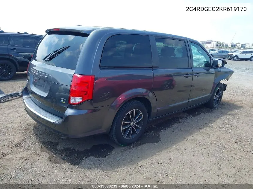 2C4RDGEG2KR619170 2019 Dodge Grand Caravan Gt