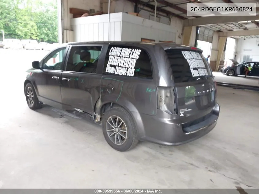 2C4RDGEG1KR630824 2019 Dodge Grand Caravan Gt