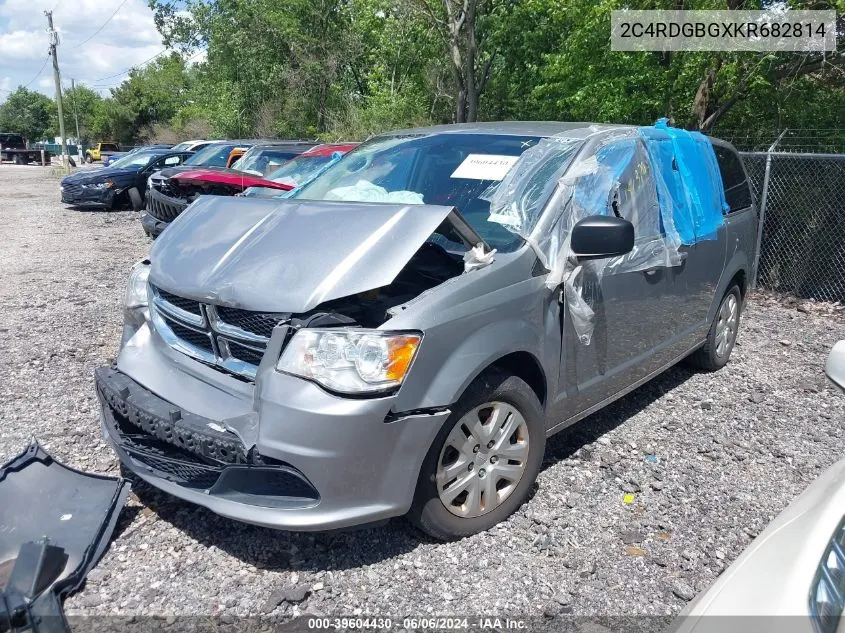 2C4RDGBGXKR682814 2019 Dodge Grand Caravan Se